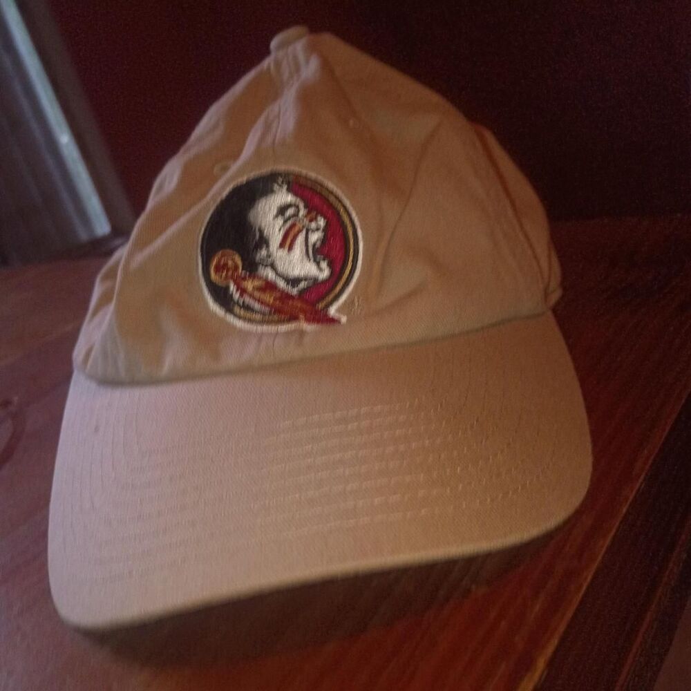 Nfl Men's Tan and Cream Hat